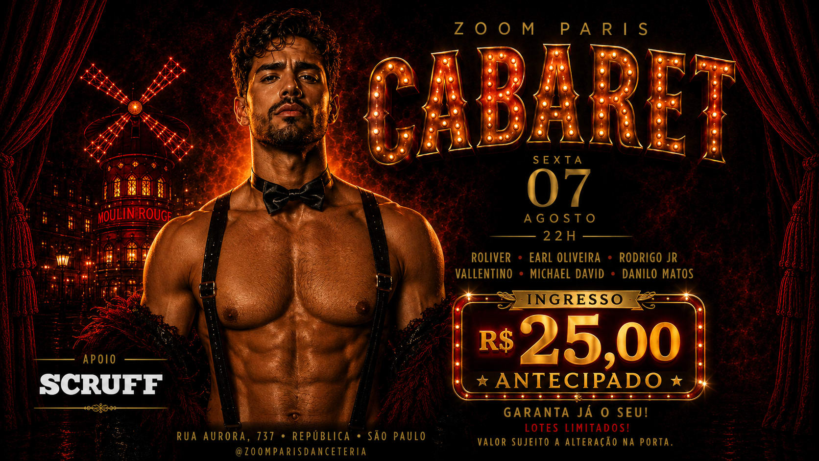 Cabaret Chega Ao Zoom Paris! Cover