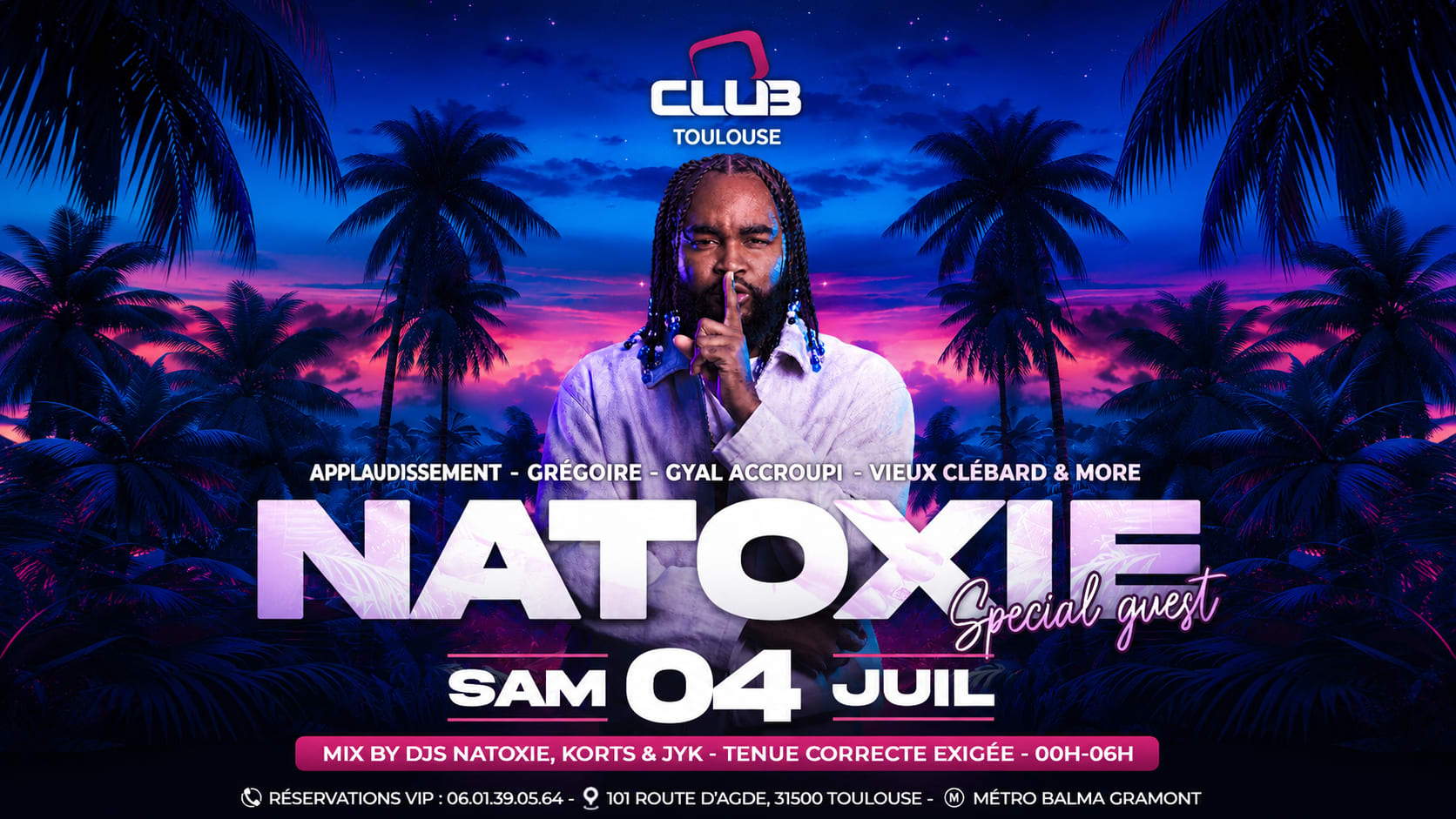 Natoxie - O'club Toulouse Cover