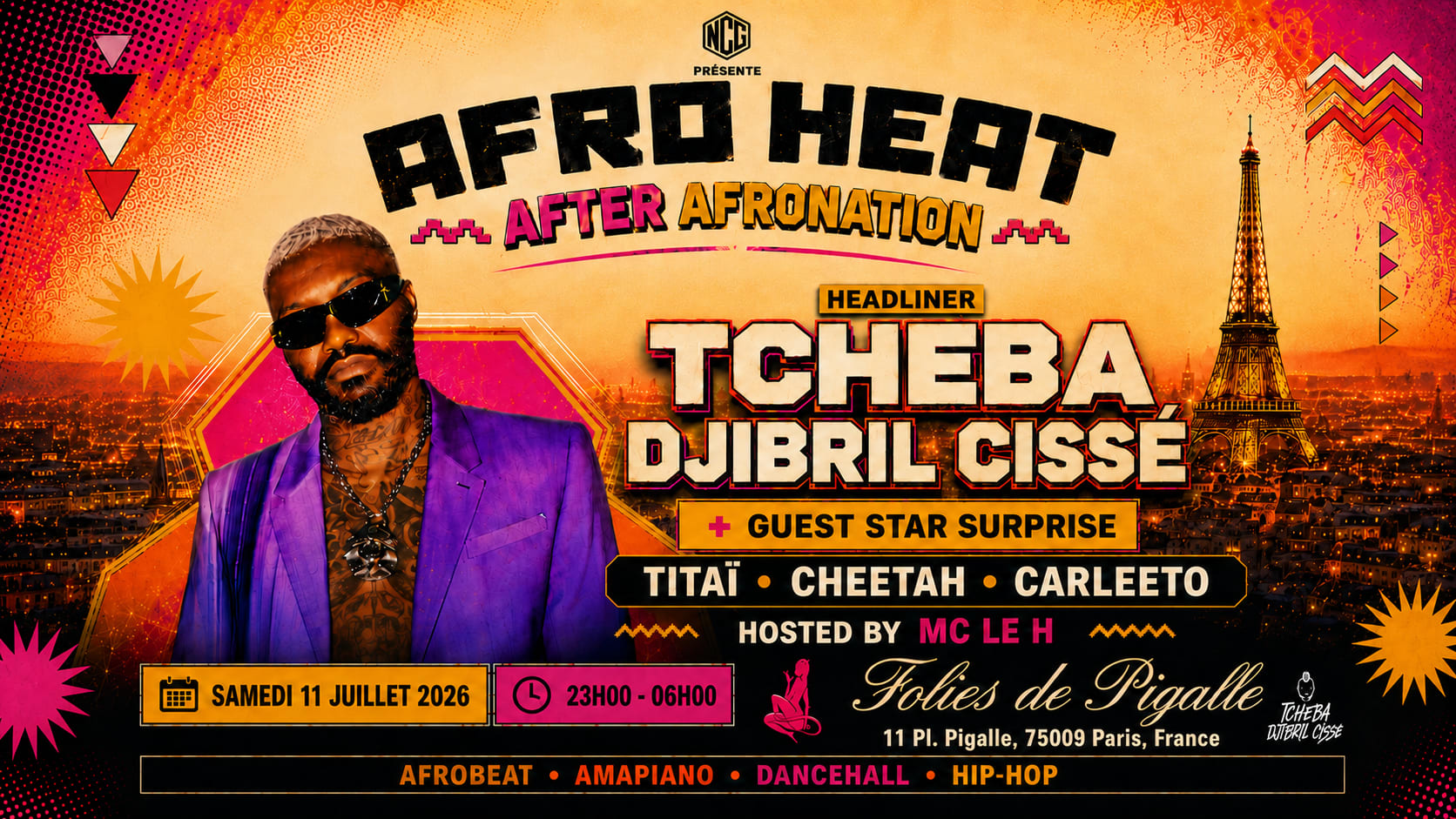 Afroheat— After Afronation W/ Djibril Cissé + Guest Surprise Cover