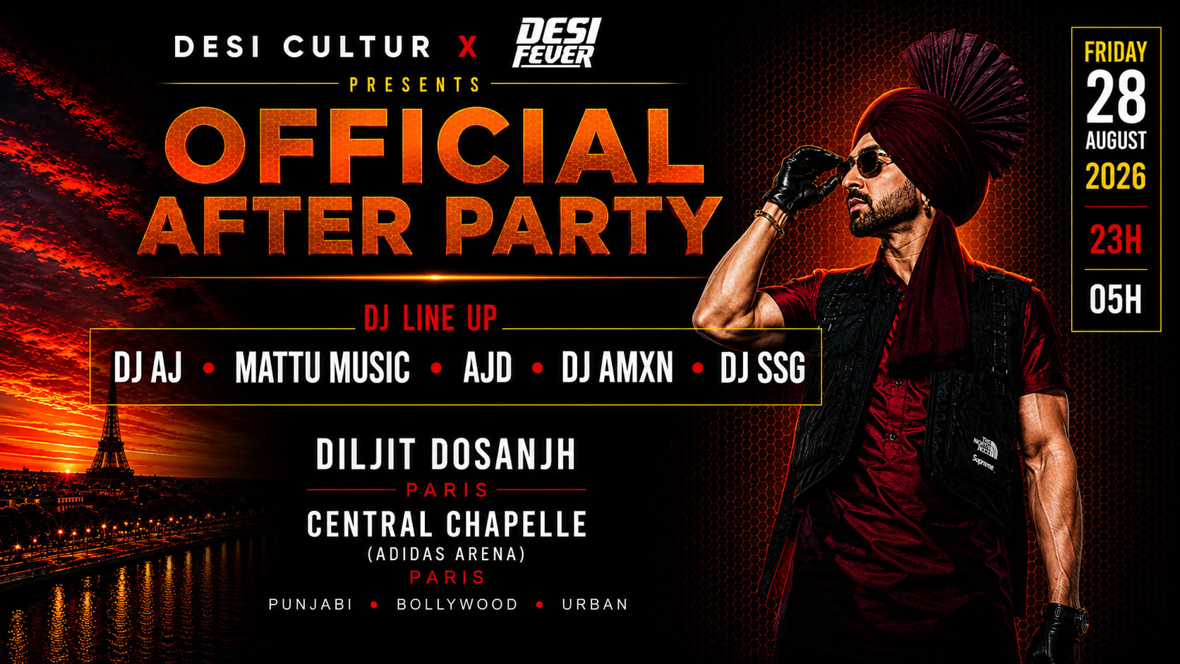 Diljit Dosanjh Official After Party — Central Chape… Cover