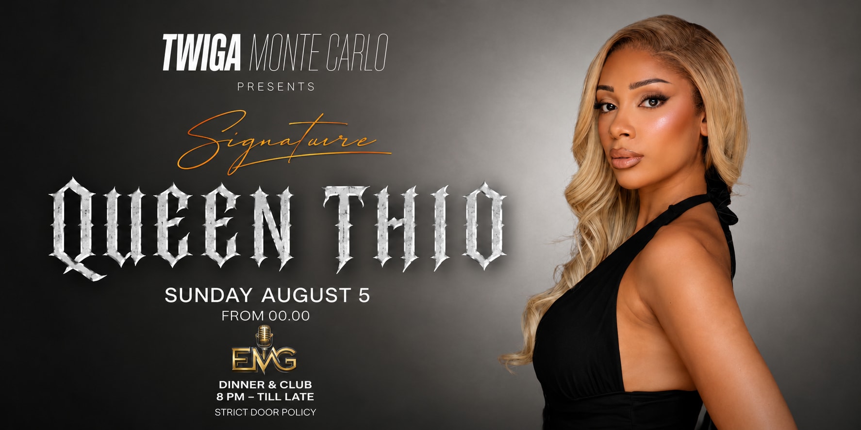 Queen Thio - Twiga Monte Carlo Cover