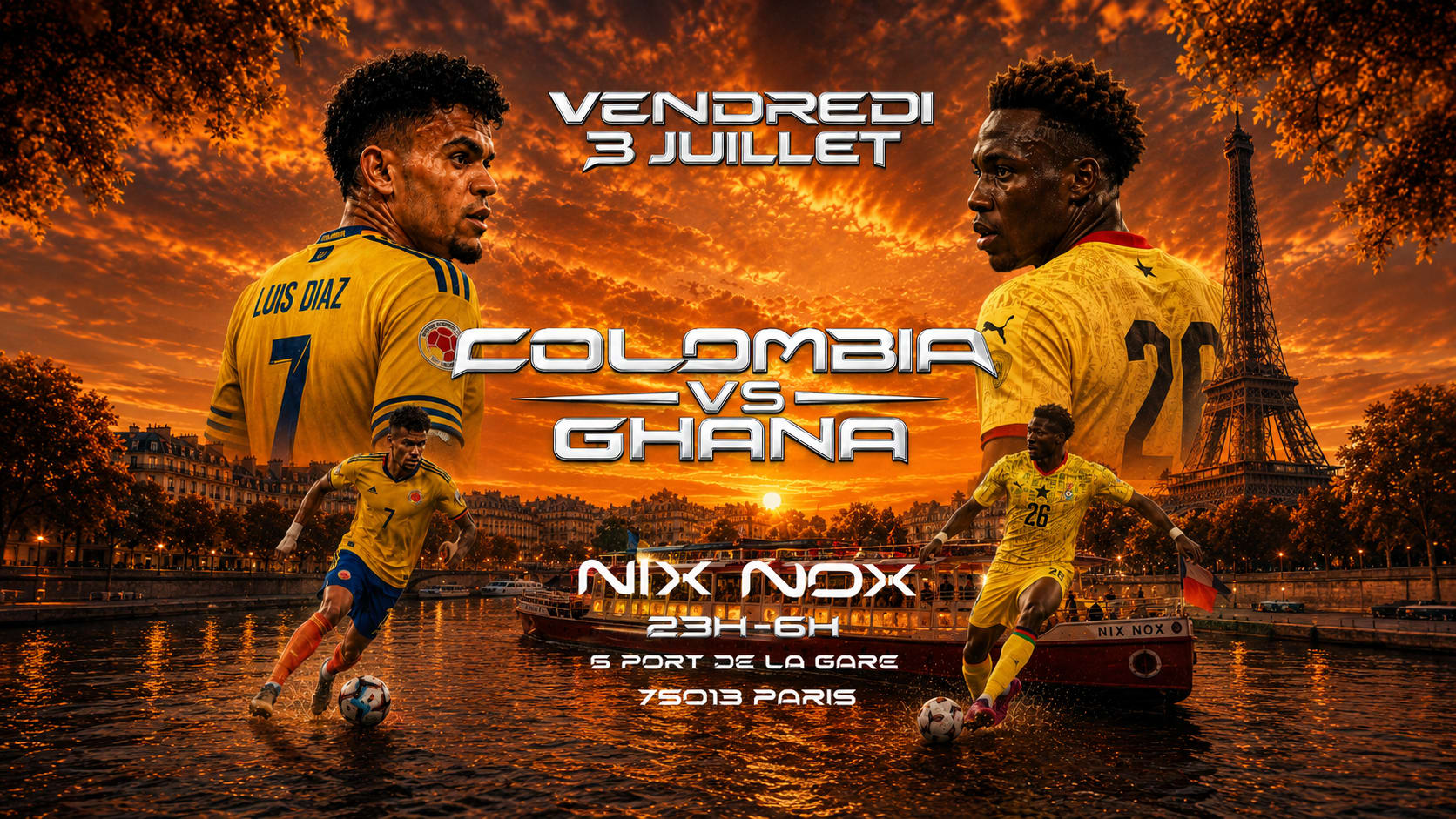 Match : Colombie - Ghana Cover