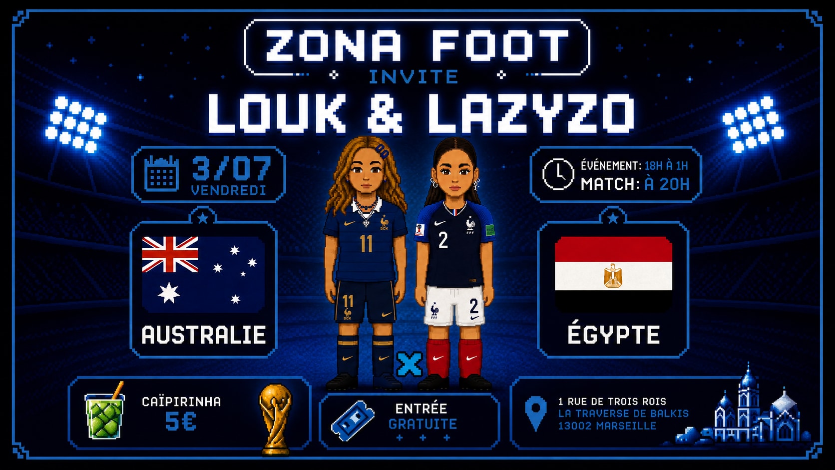 Zona Foot - Coupe Du Monde I Match X Dj Louk & Lazylo Cover