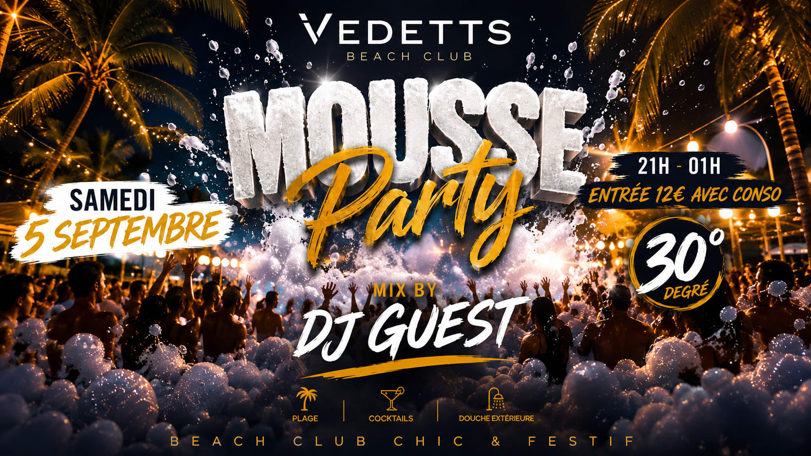 Night Mousse Party - Vedetts Cover