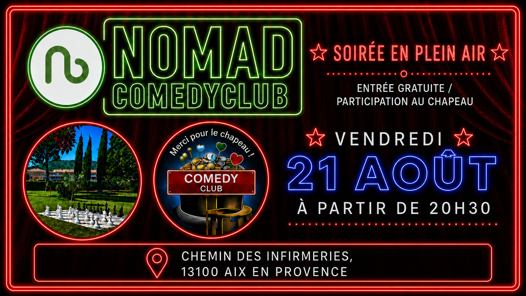 Nomad Comedy Club Cover