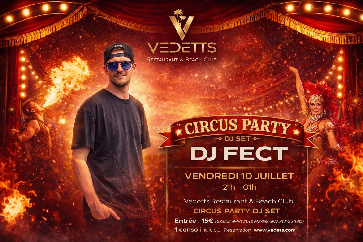 Circus Party - Dj Fect Vedetts Cover
