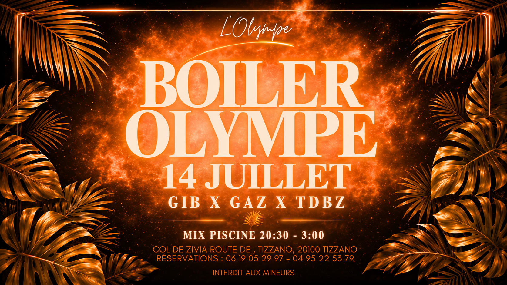 Boiler Olympe • 14 Juillet Cover