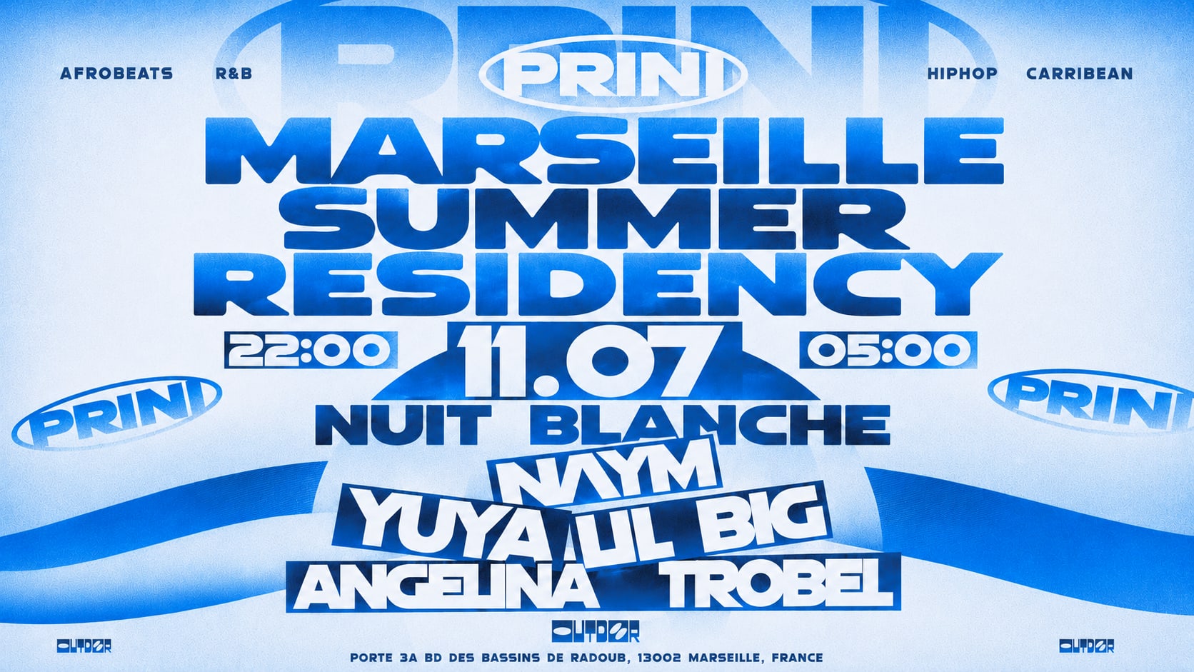Prini X Nuit Blanche @Outdoor (Bistrot De L'océan) Cover