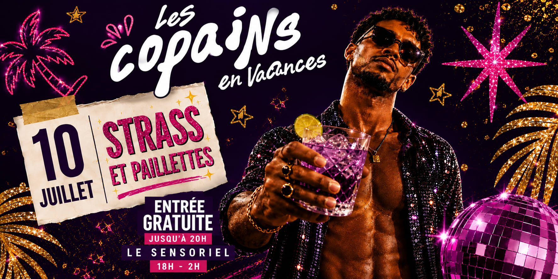 Les Copains En Vacances : Strass Et Paillettes ✨️ Cover