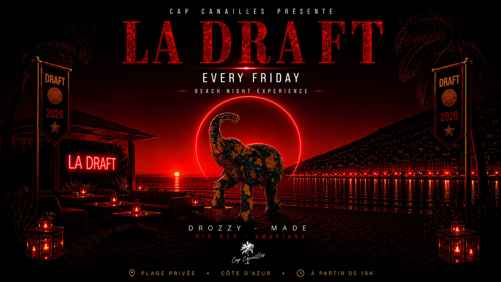 La Draft X Cap Canailles - Beach Club Every Friday Cover
