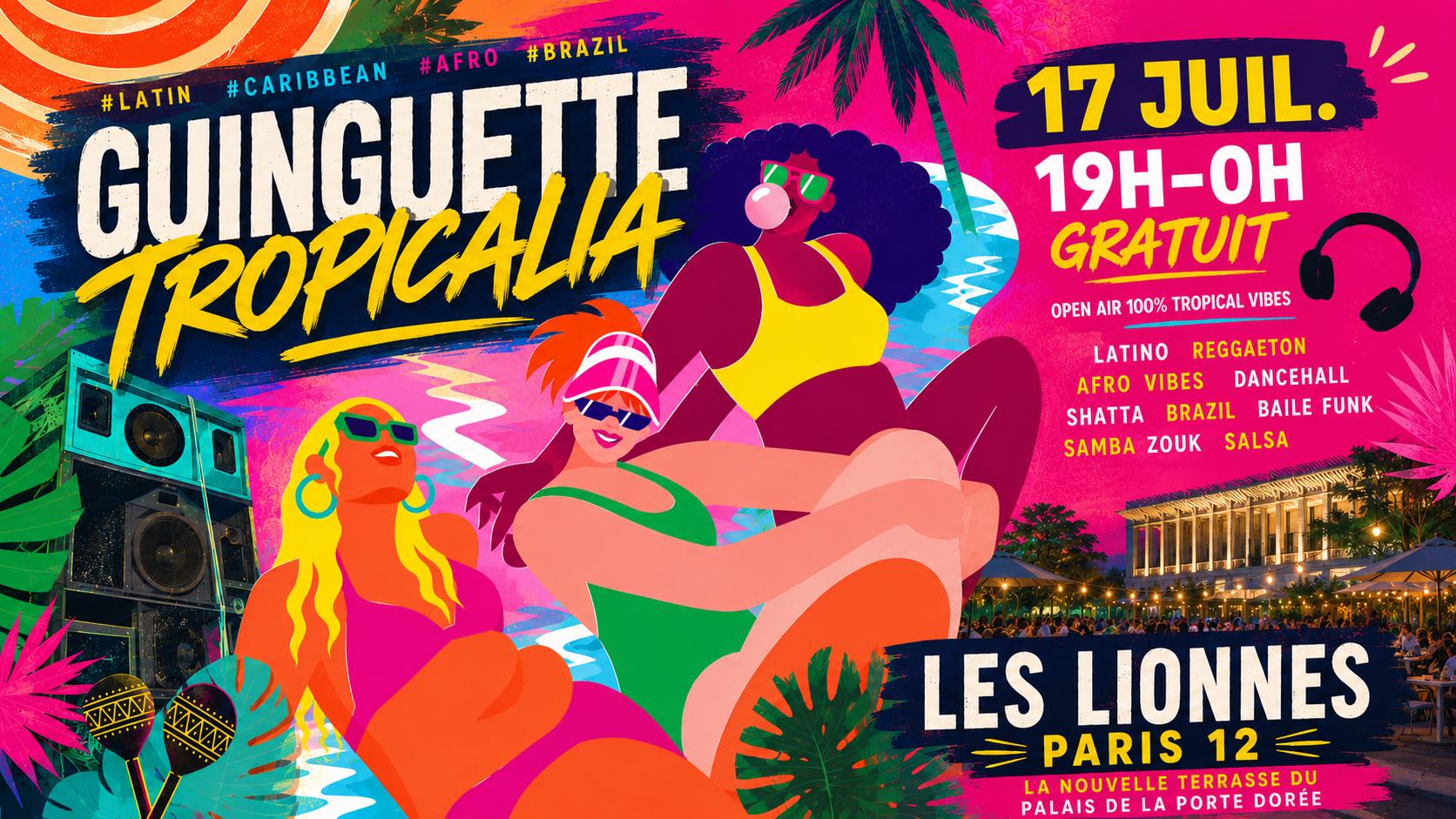 Guinguette Tropicalia - Sunset & Open Air Tropical Vibes ! Cover