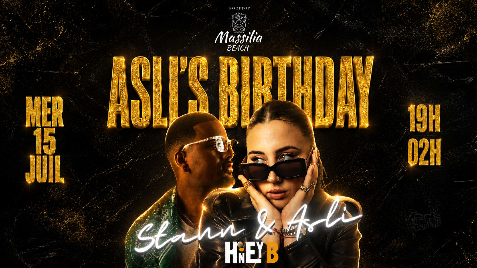 Honey B X Massilia B - Asli & Stann • Bday Édition Cover