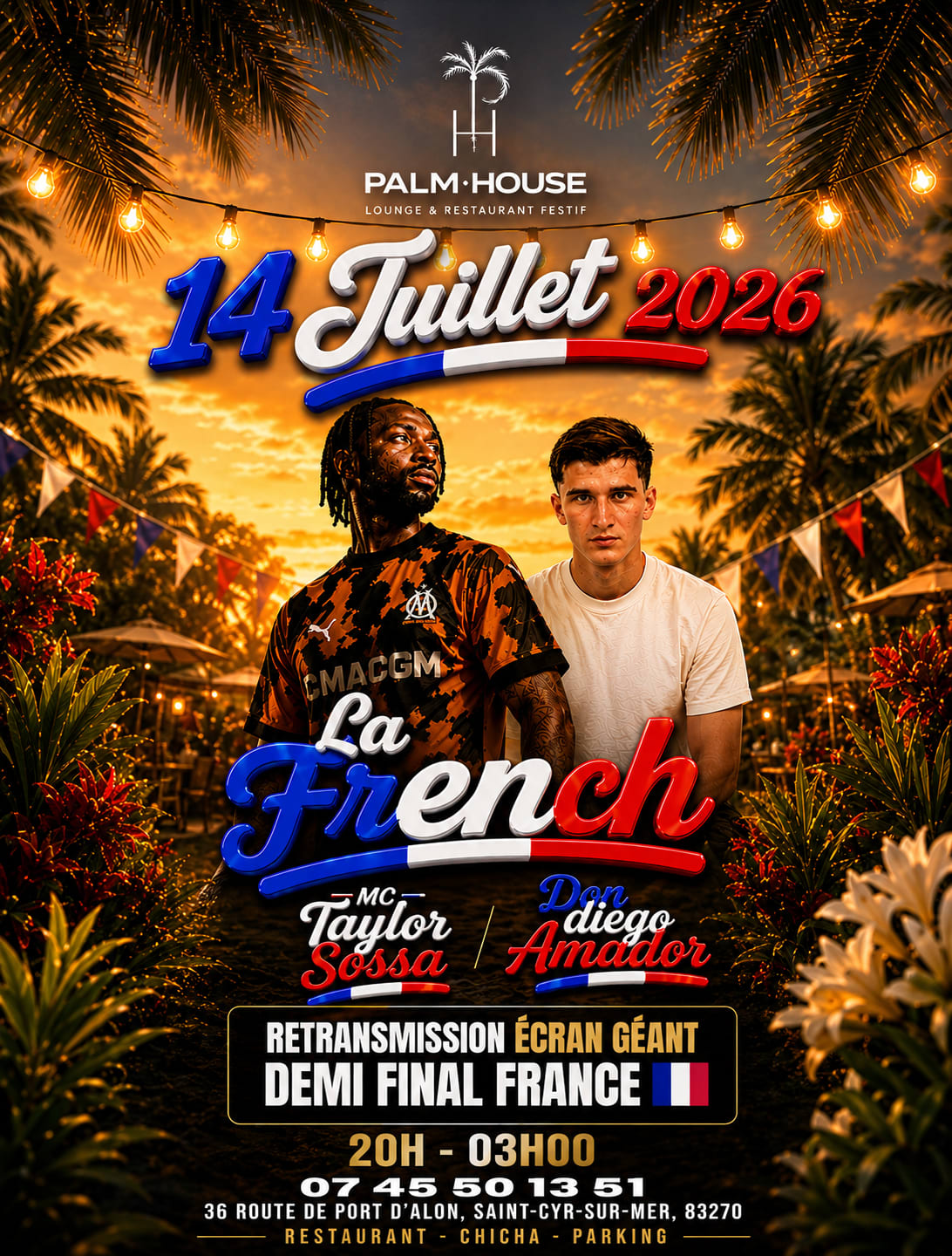 La French - 14 Juillet - La Palm House Cover
