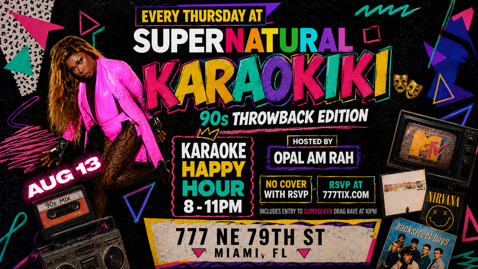 Karaokiki Happy Hour: 90s Throwback Edition Cover