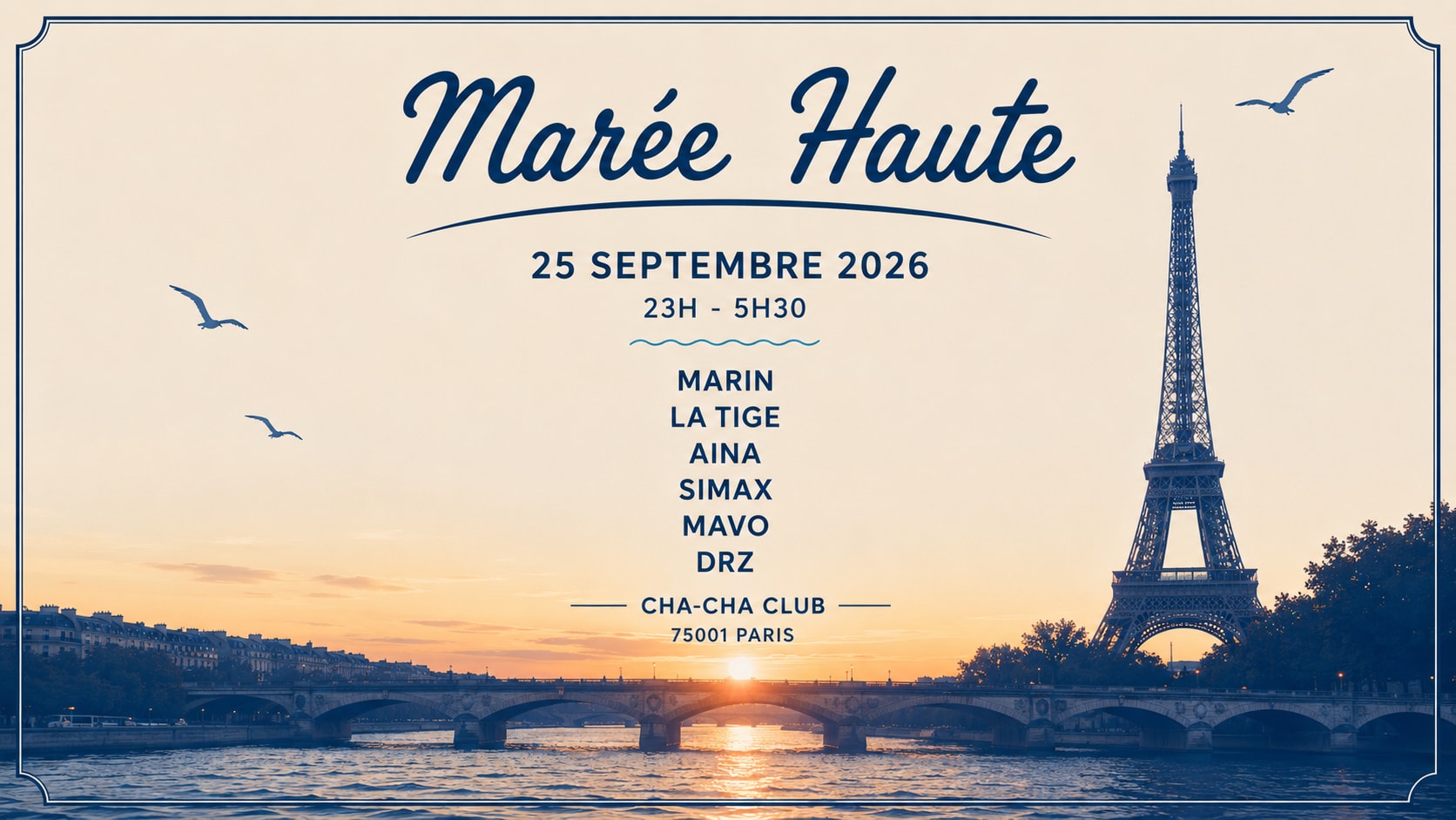 Marée Haute Acte IV - Chacha Club Cover