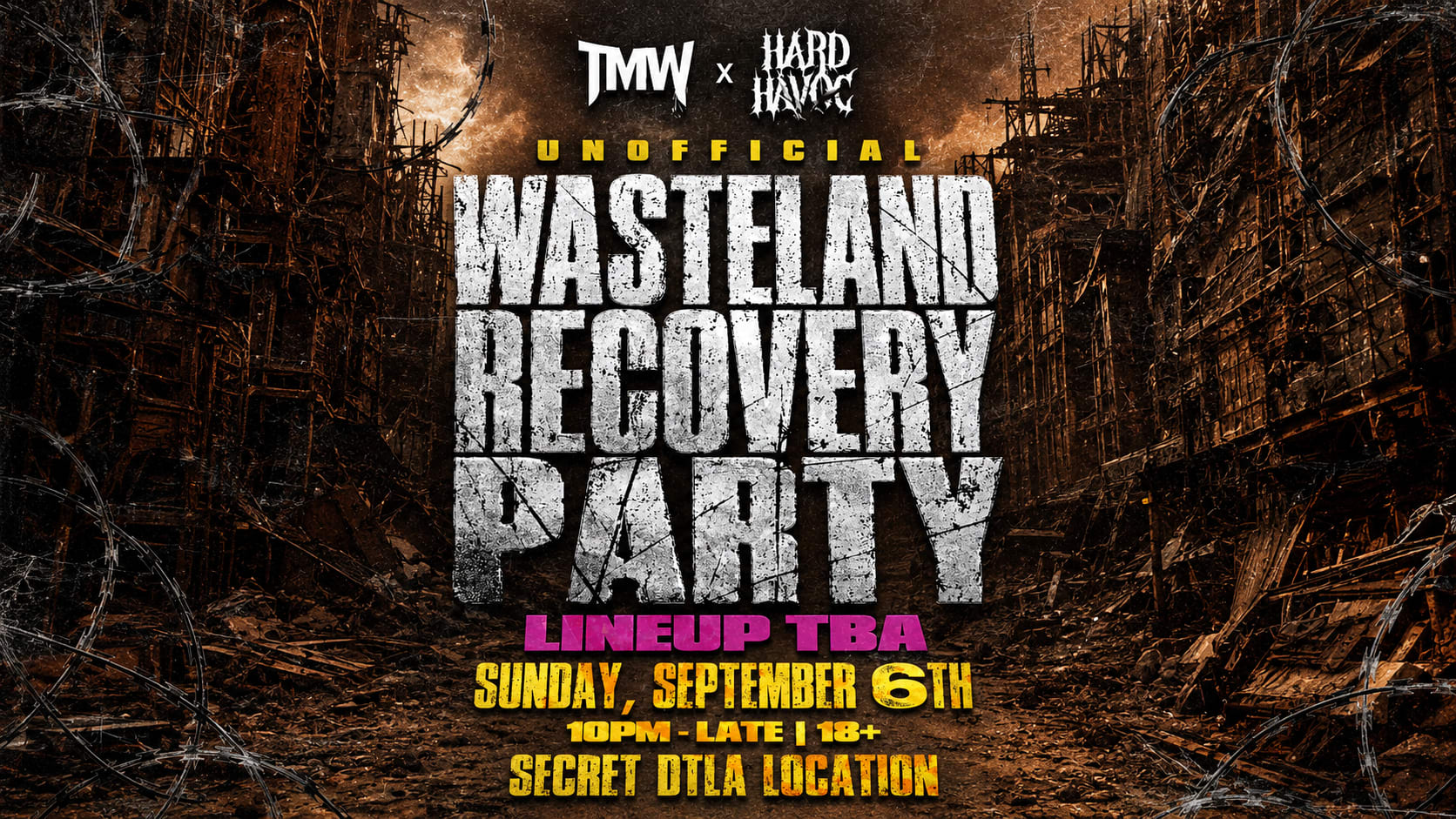 Wasteland Recovery Party - Tmw X Hard Havoc Cover