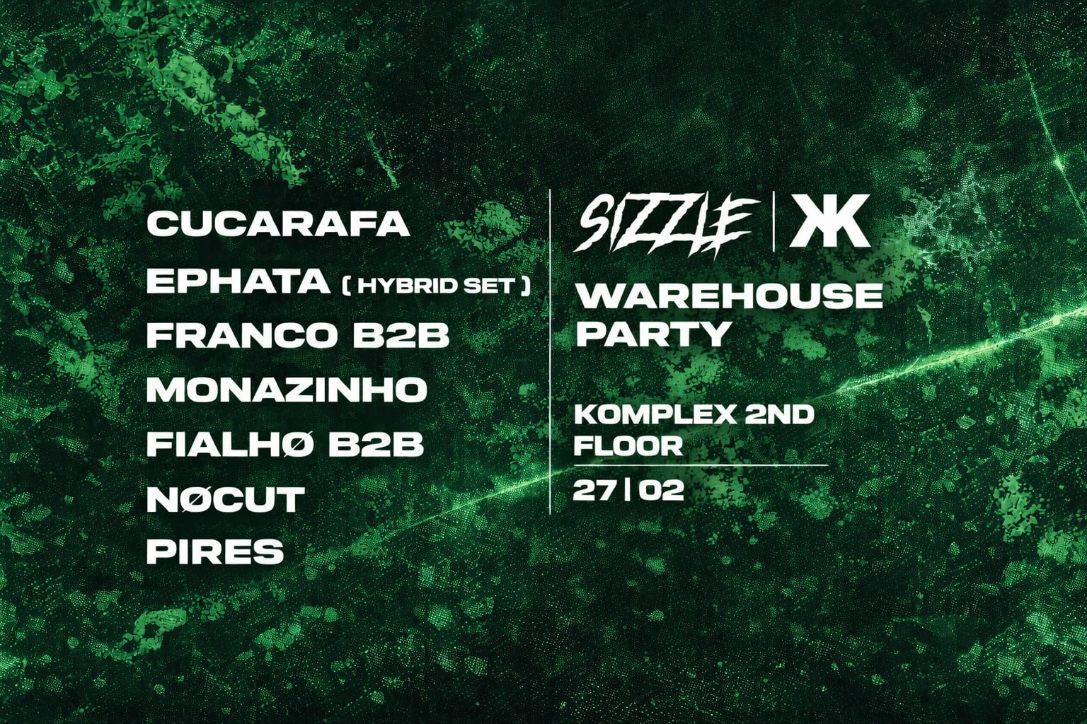 Sizzle Warehouse Party Cover