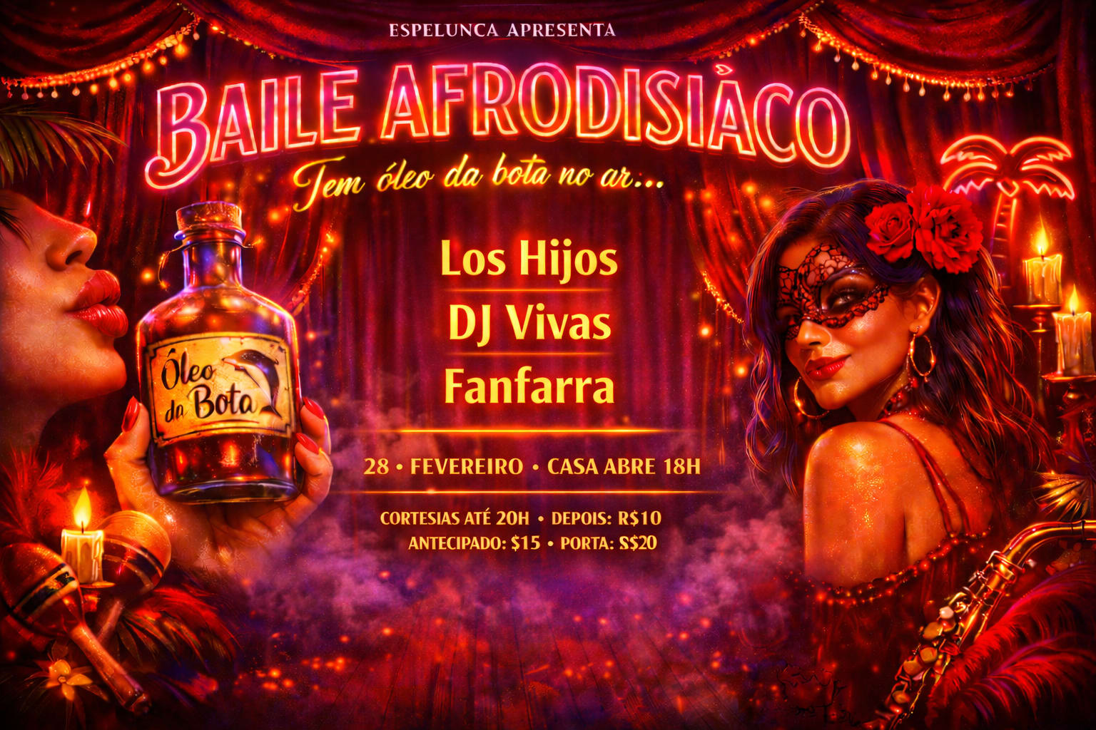 Baile Afrodisíaco ( Los Hijos + Dj Vivas + Fanfarra) Cover