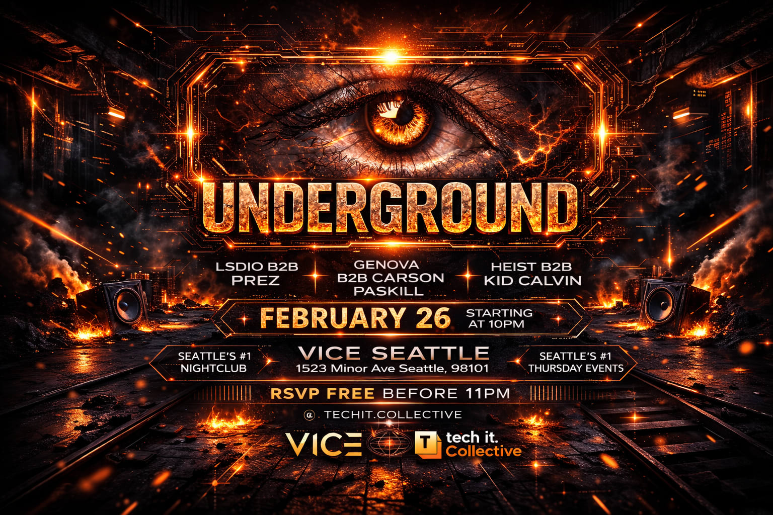 Tech It Presents: Underground Cover