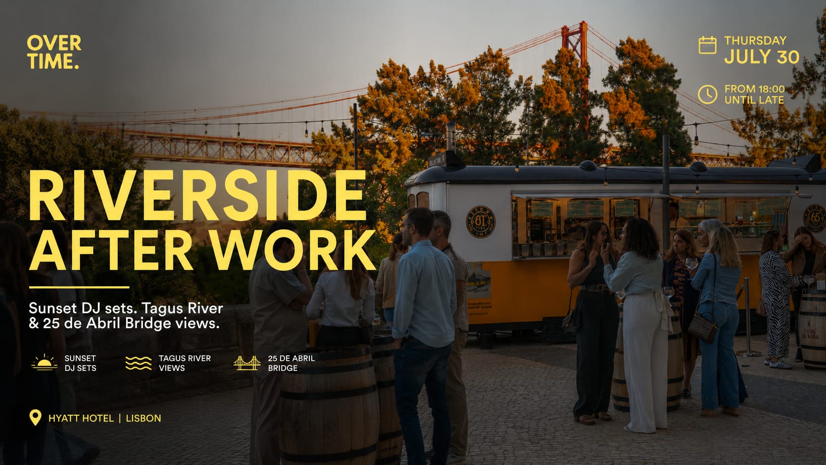Riverside After Work - Overtime Lisbon - 2 Edition Cover