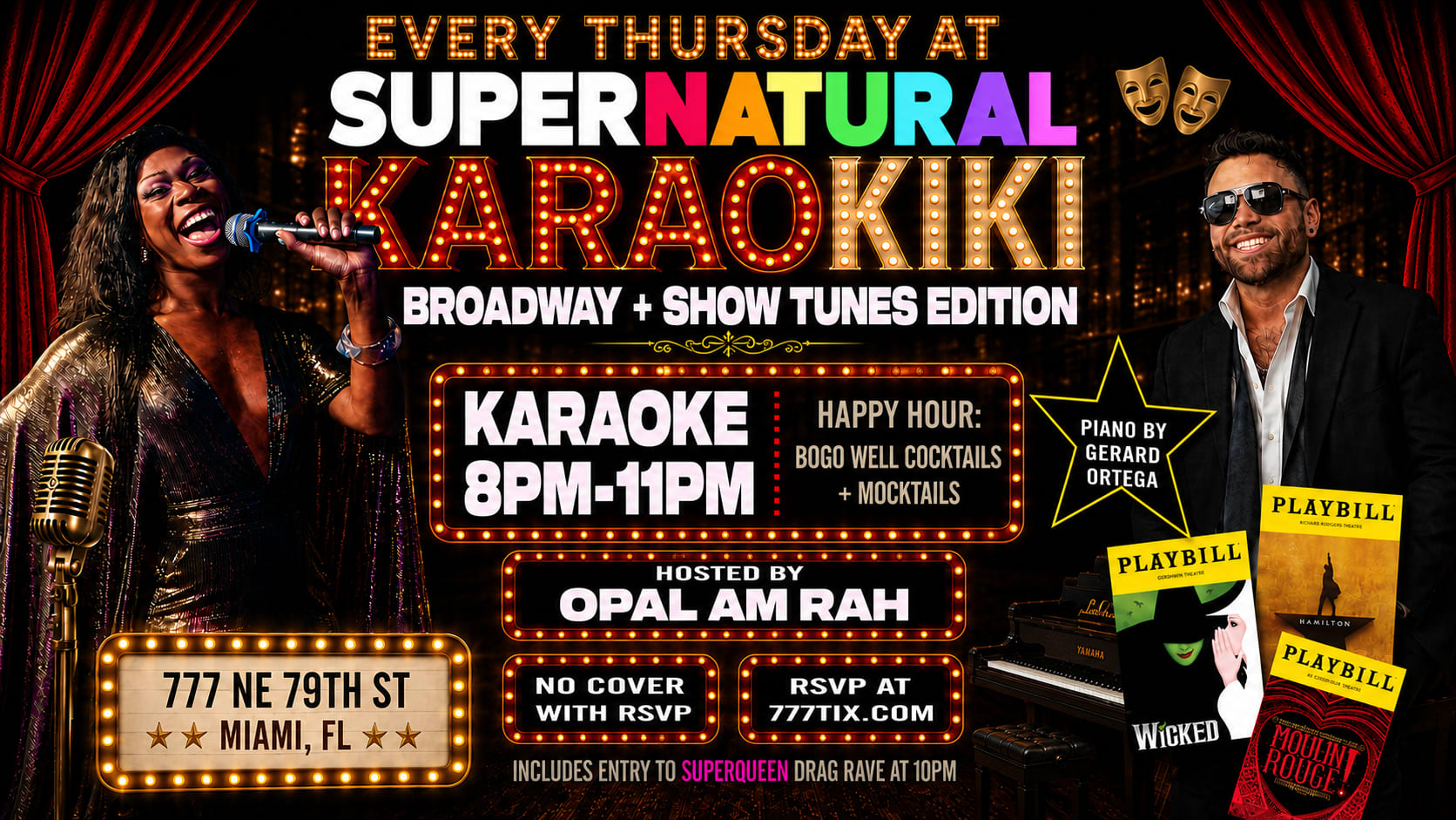 Karaokiki Happy Hour: Broadway + Show Tunes Edition Cover