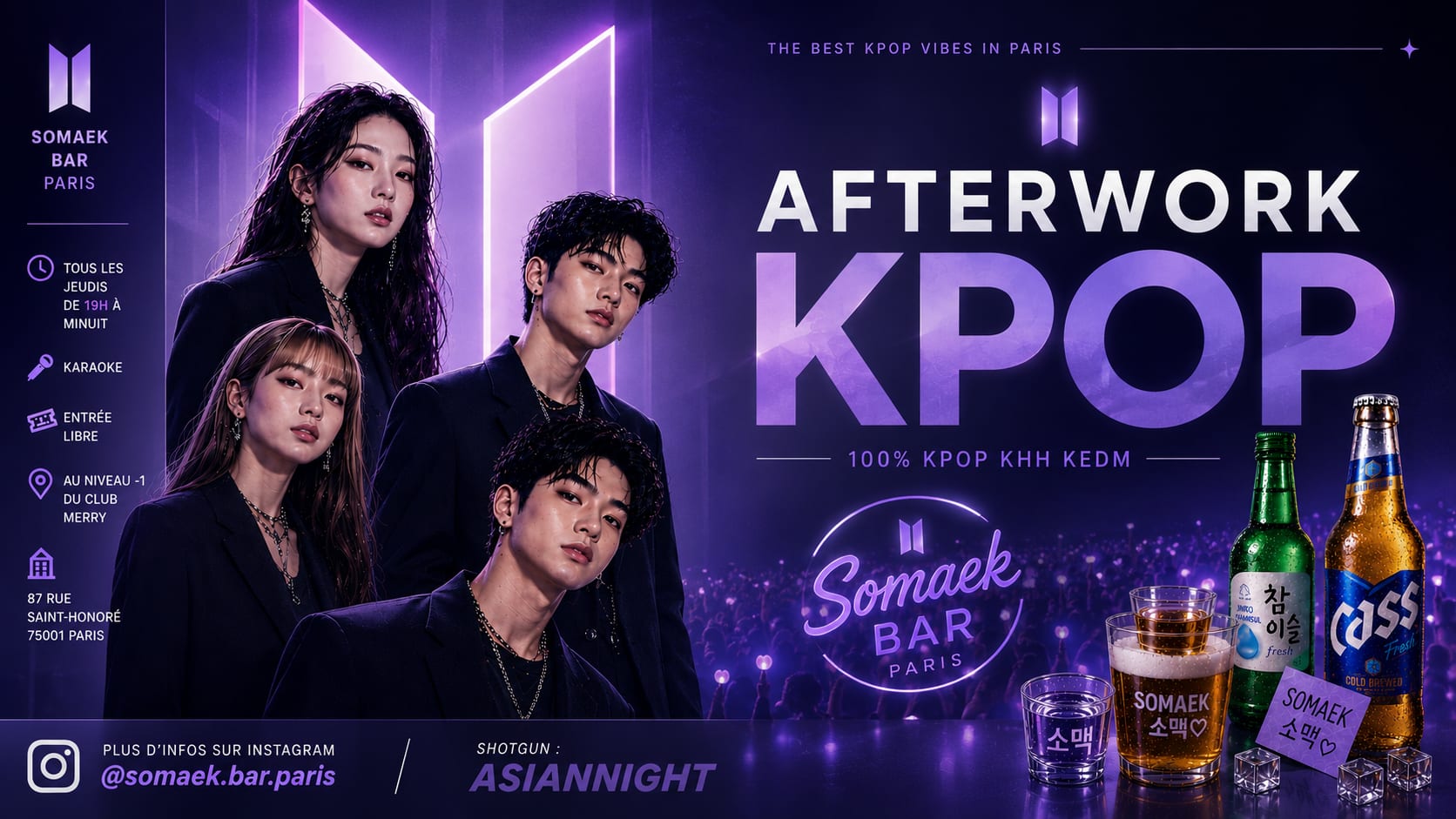 Bts After Work Party | Karaoke Cover