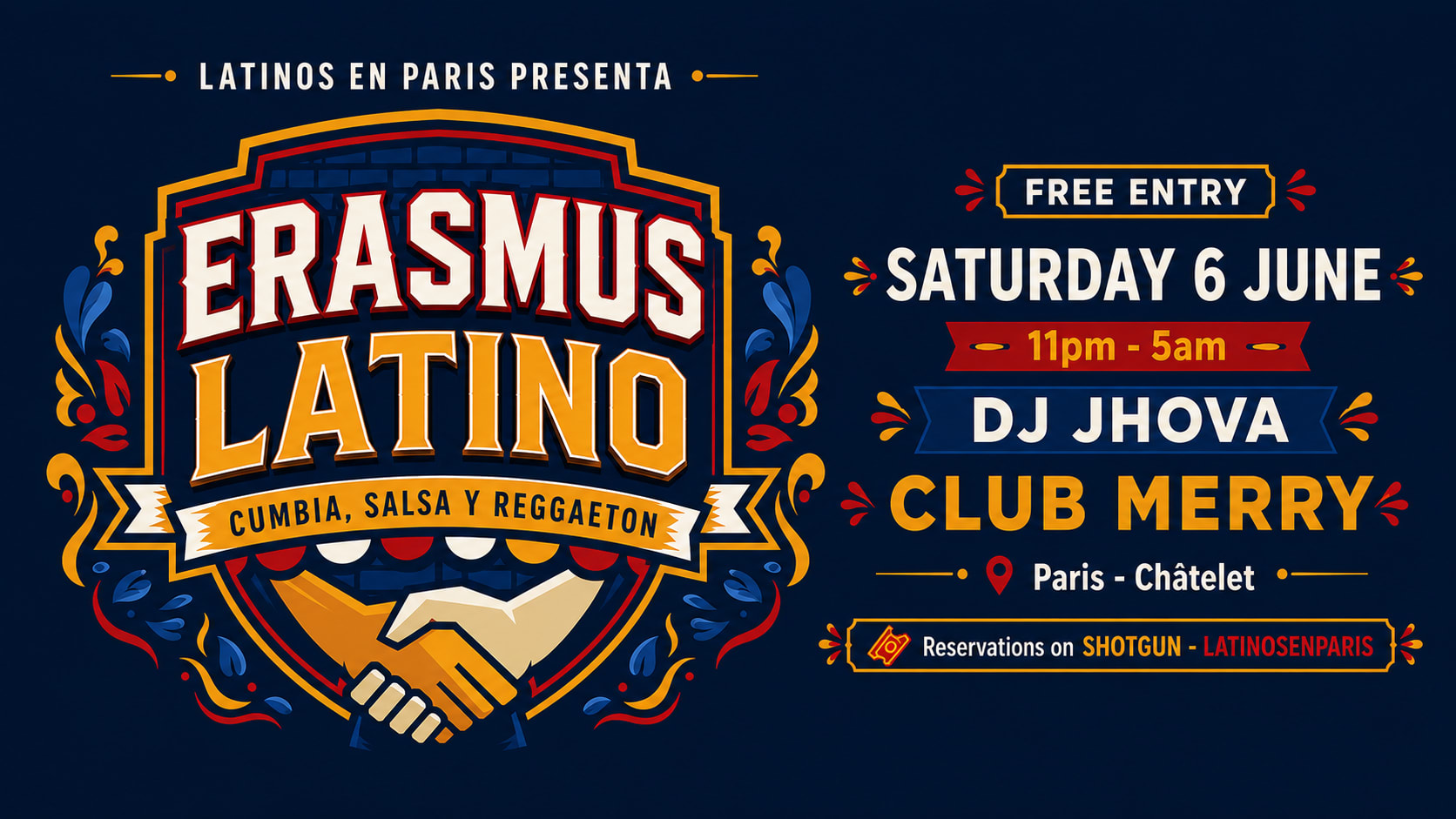 Fiesta Latina En Paris - Free Entry Cover
