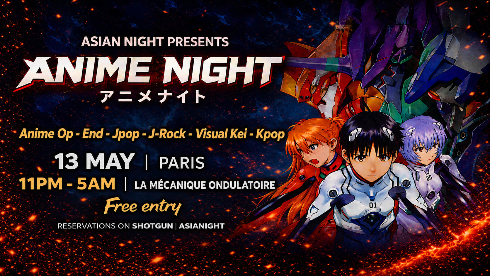 Anime Night - Opening / Ending | Jrock | Jpop | Kpop Cover