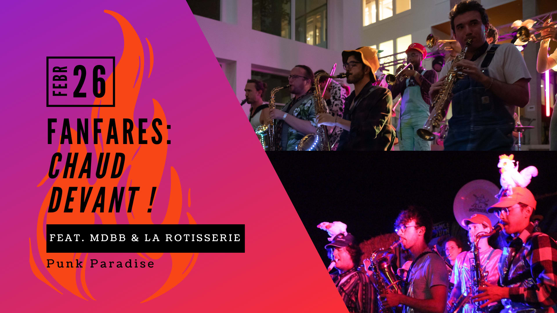 Soirée Fanfares : Chaud Devant ! Cover