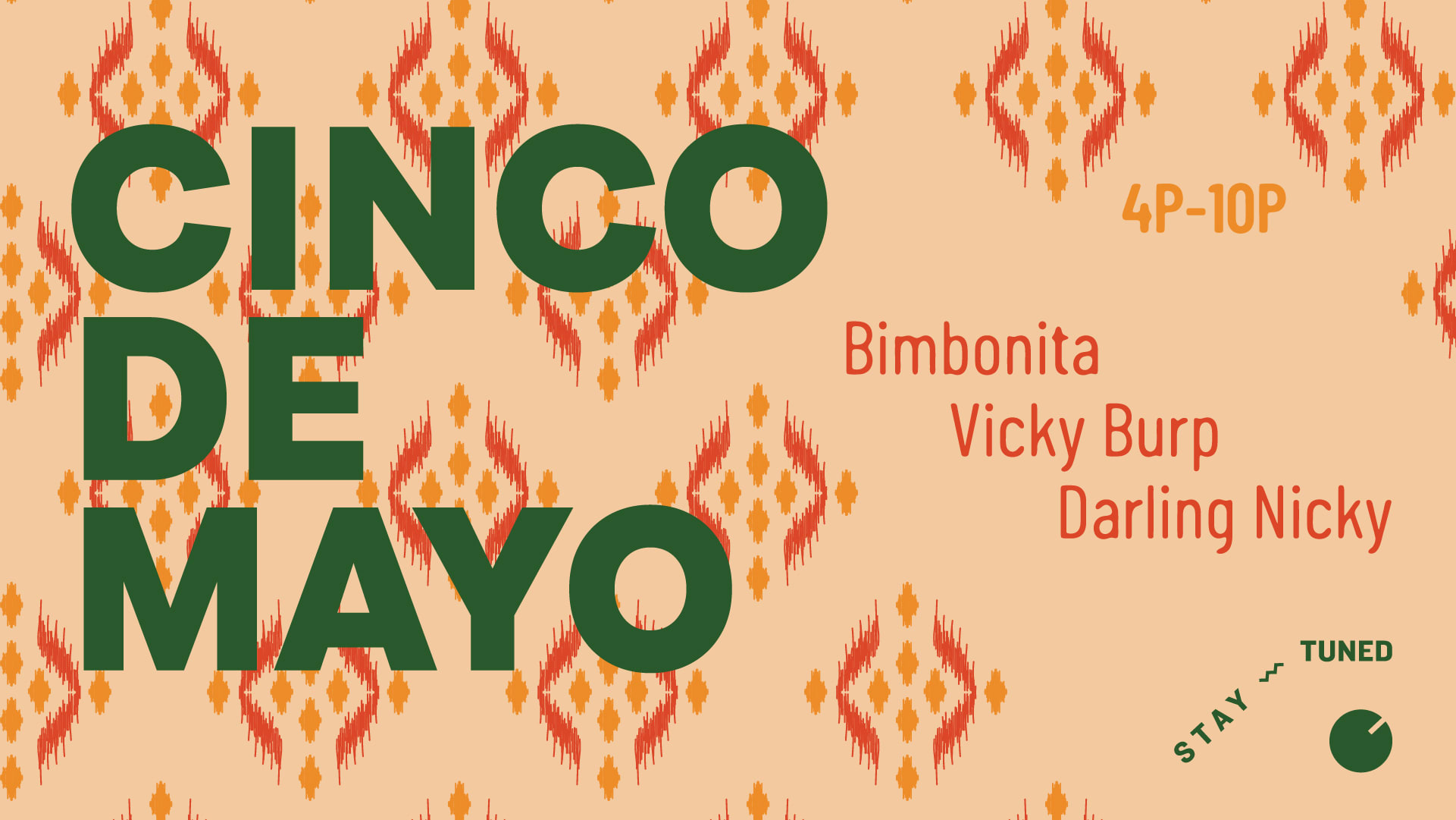 Cinco De Mayo W/ Bimbonita, Vicky Burp, Darling Nicky Cover