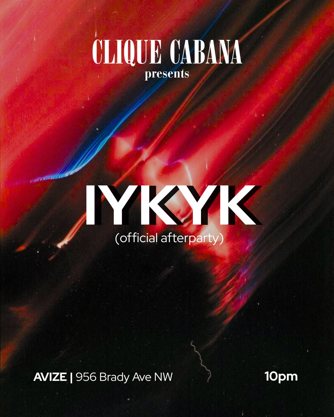 Iykyk Official After Party Cover