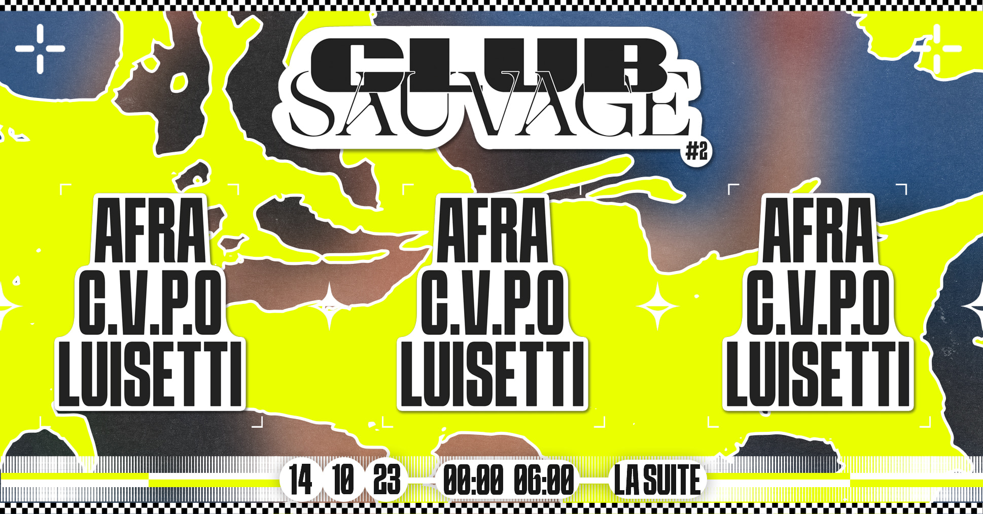 Club Sauvage | W/ Afra, C.V.P.O, Luisetti Cover