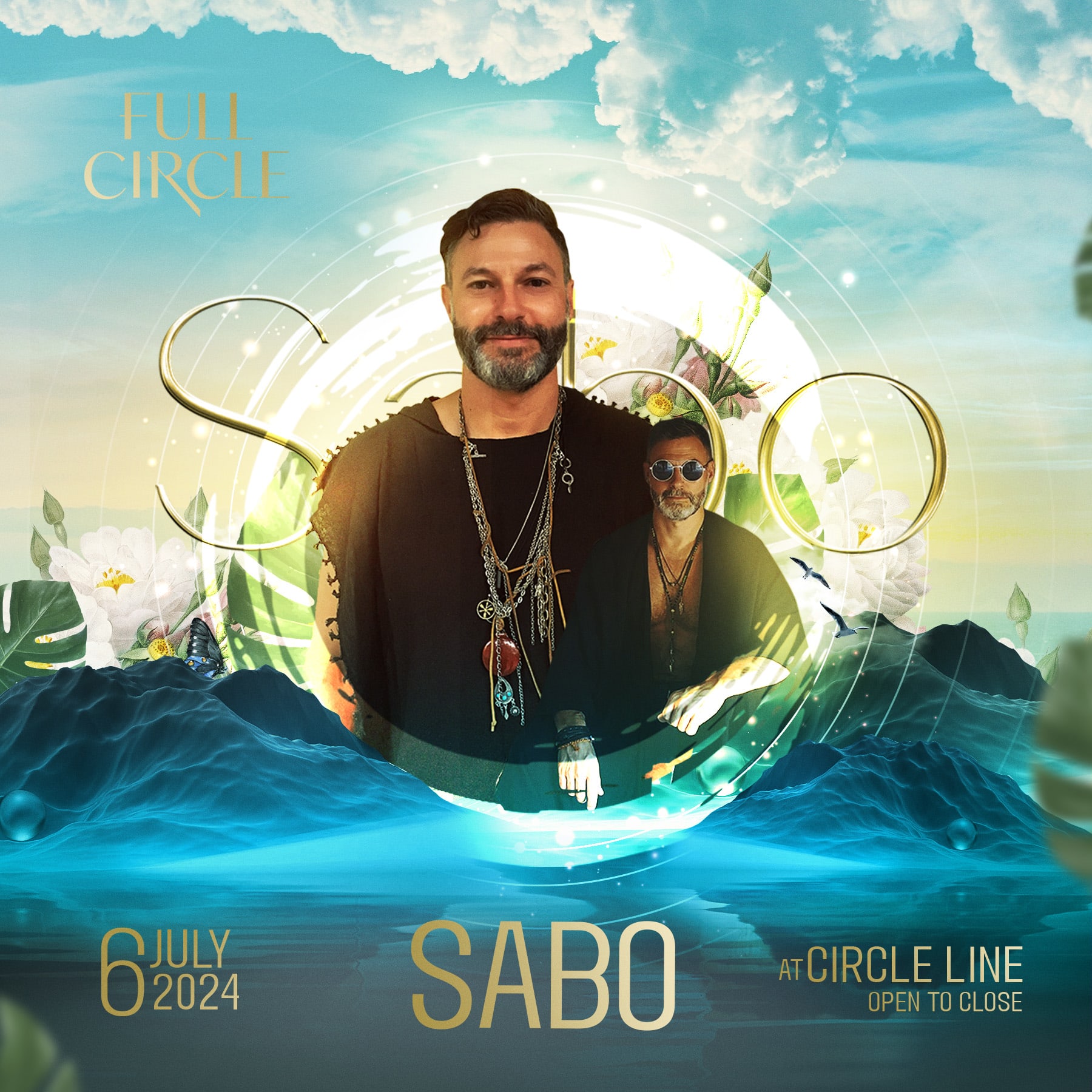 Sabo Goes Full Circle Boat Party Open To Close Cover