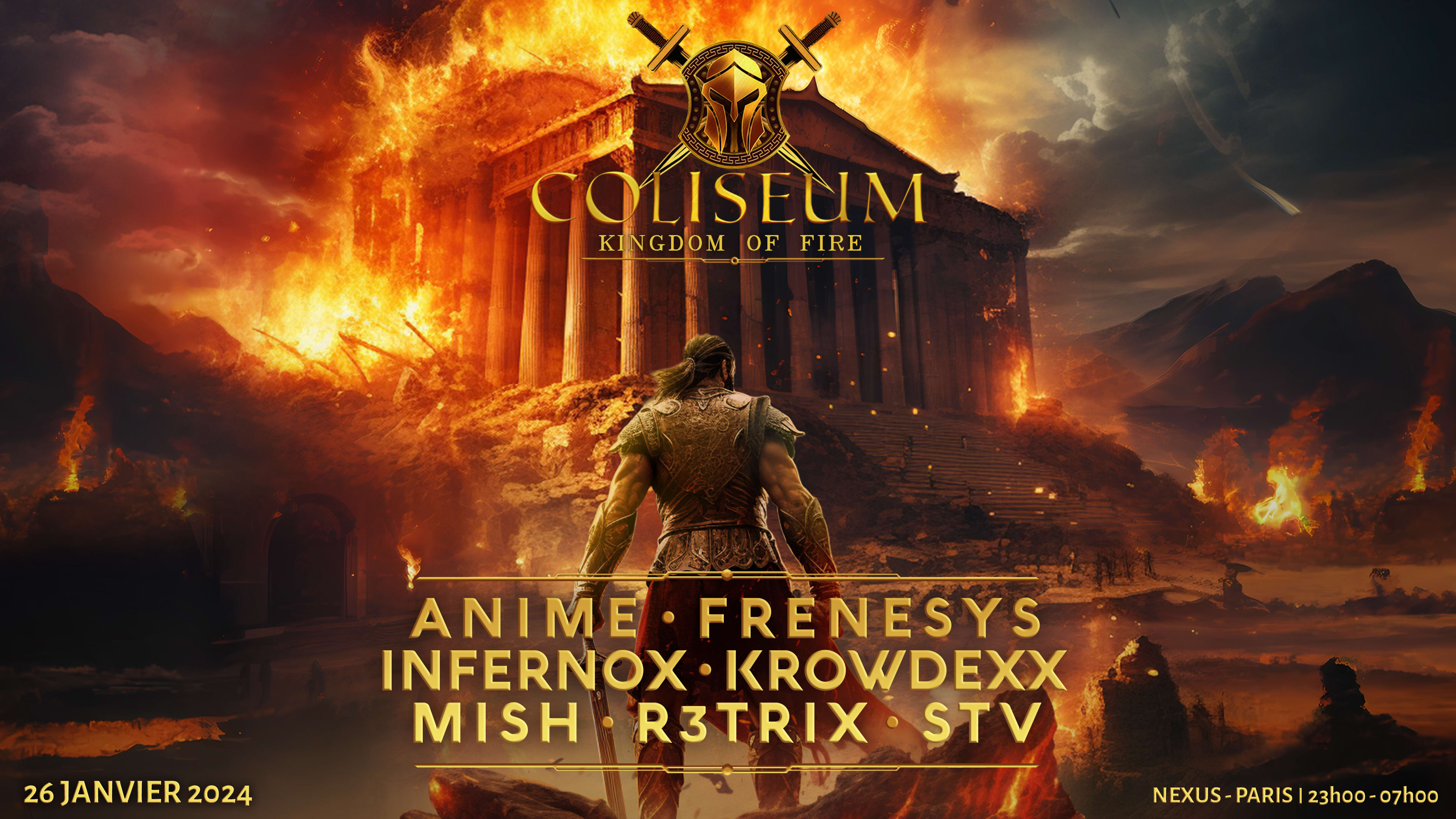 Coliseum - Kingdom Of Fire Cover