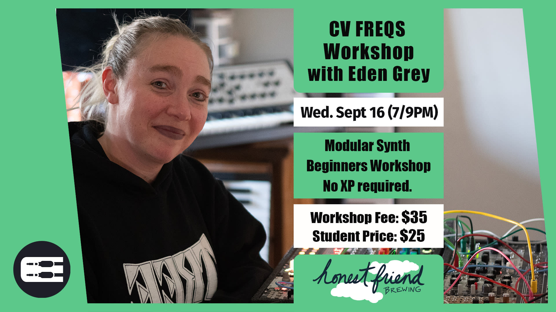Workshop With Eden Grey At Honest Friend Brewing Cover