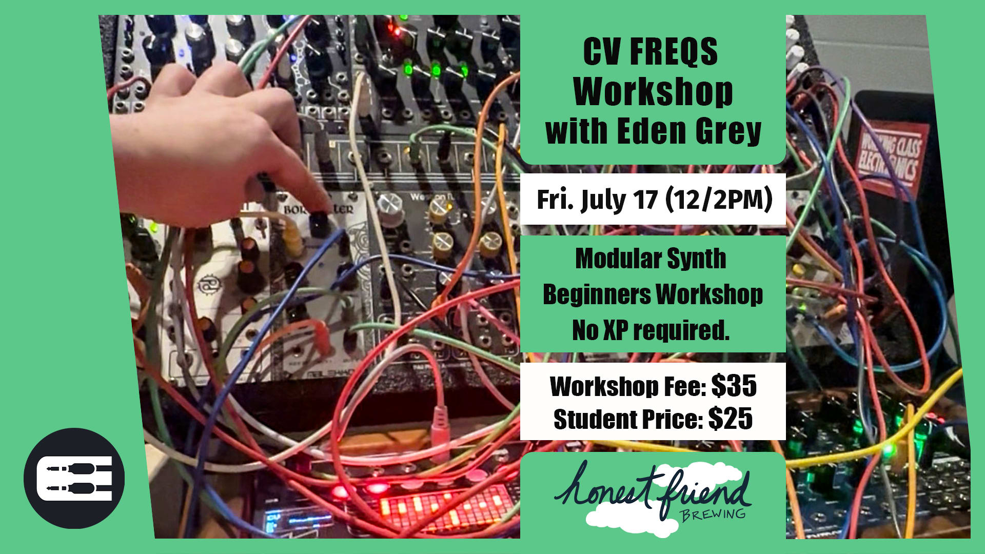 Workshop With Eden Grey At Honest Friend Brewing Cover
