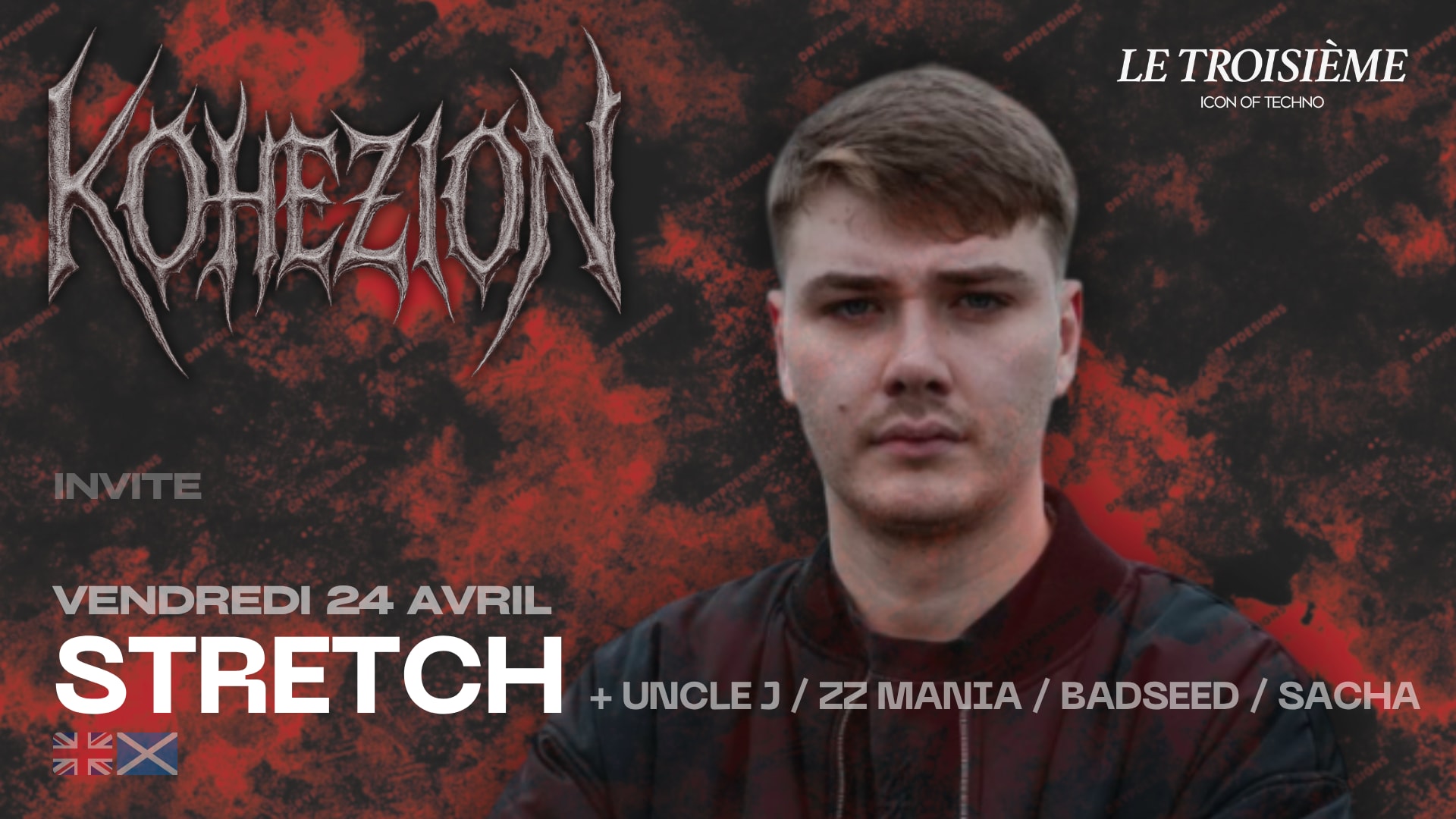 Le Troisième X Kohezion Invite : Stretch Cover