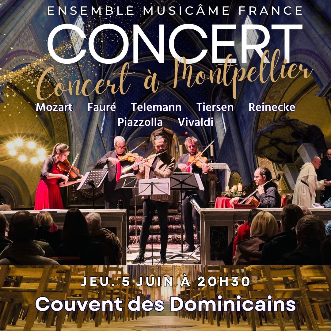 Ensemble Musicâme France : Concert À Montpellier Cover