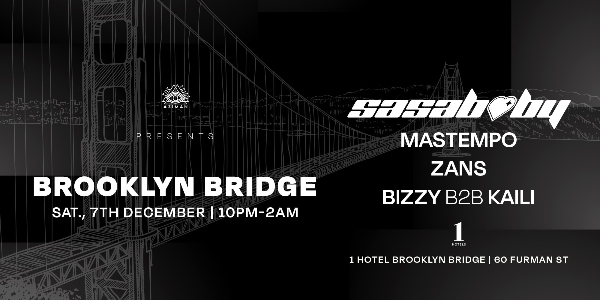 One Hotel Brooklyn Bridge Indoor House Music Party Cover