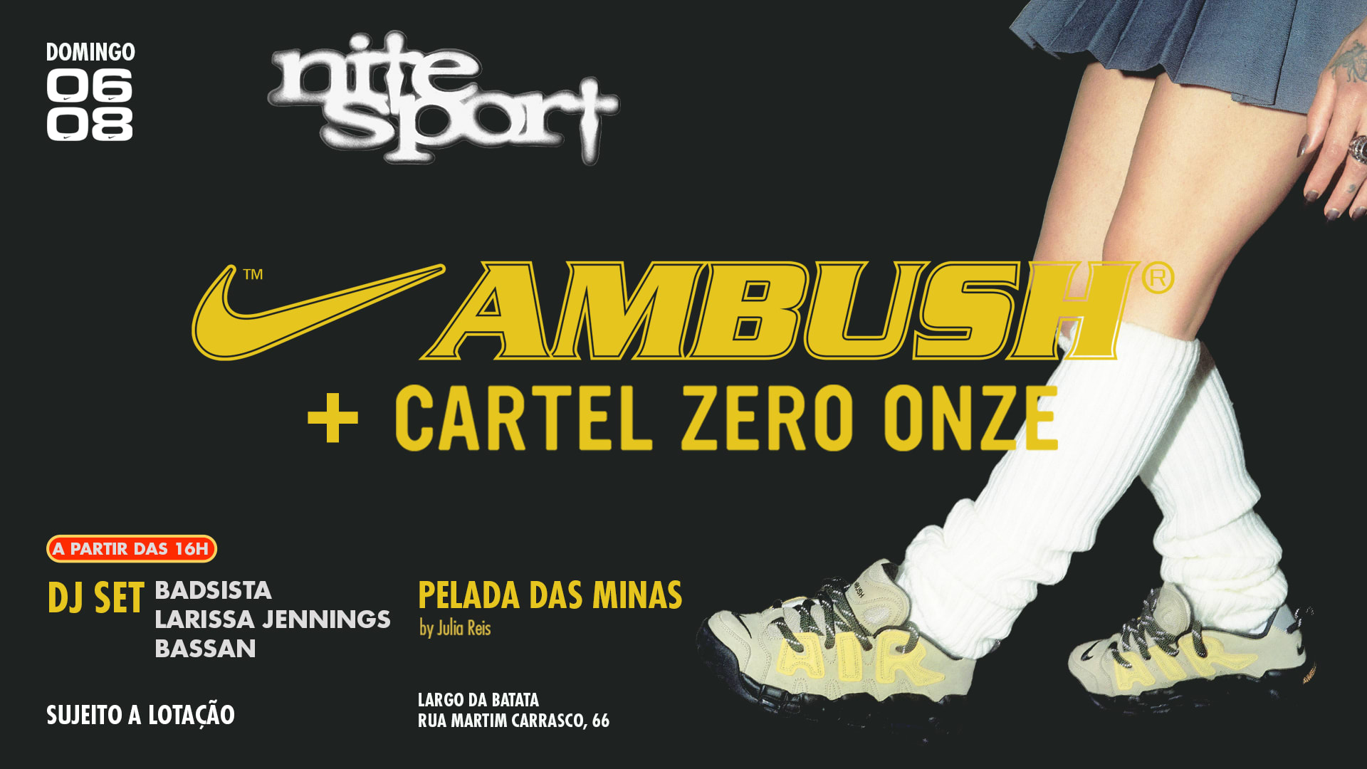 Nite Sporte - Pelada Das Minas Cover