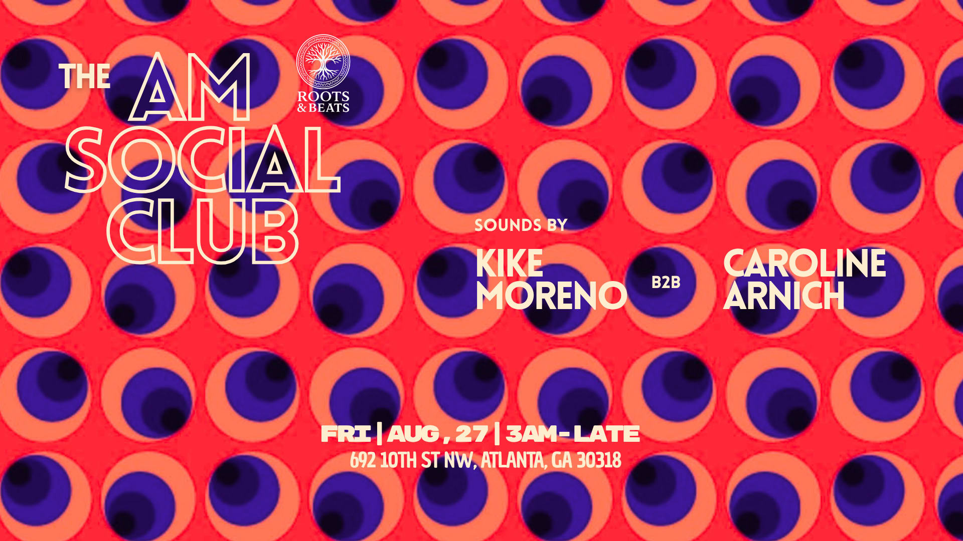 Kike Moreno B2b Caroline Arnich | Am Social Club Cover