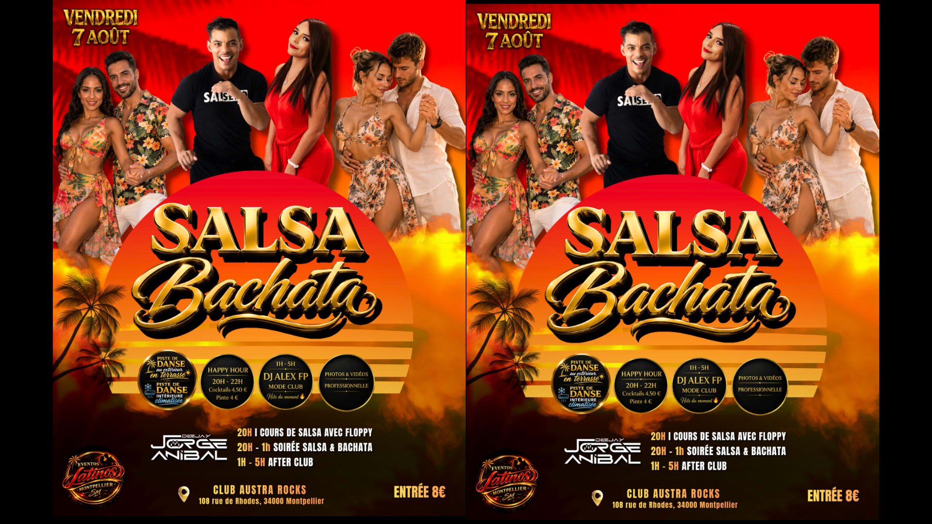 Soirée Latine Salsa & Bachata - Club Austra Rocks Cover
