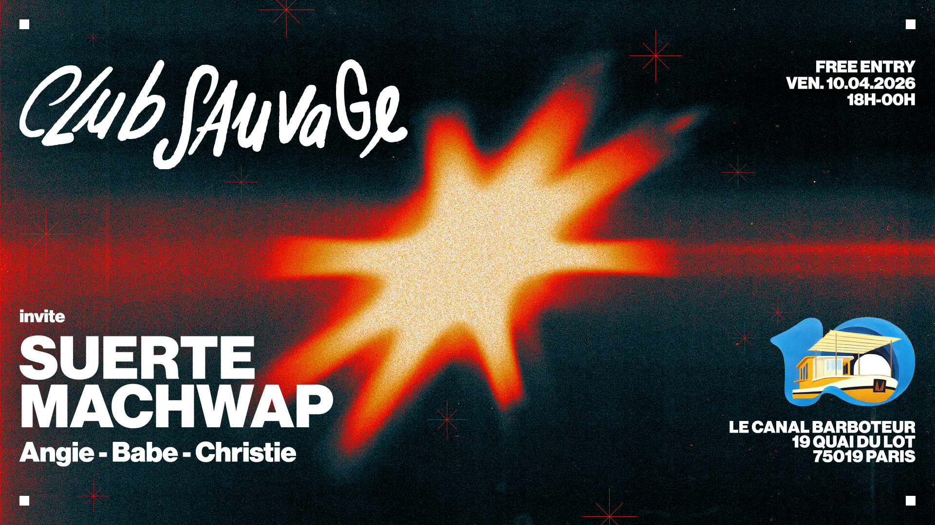 Club Sauvage Invite Suerte + Machwap Cover