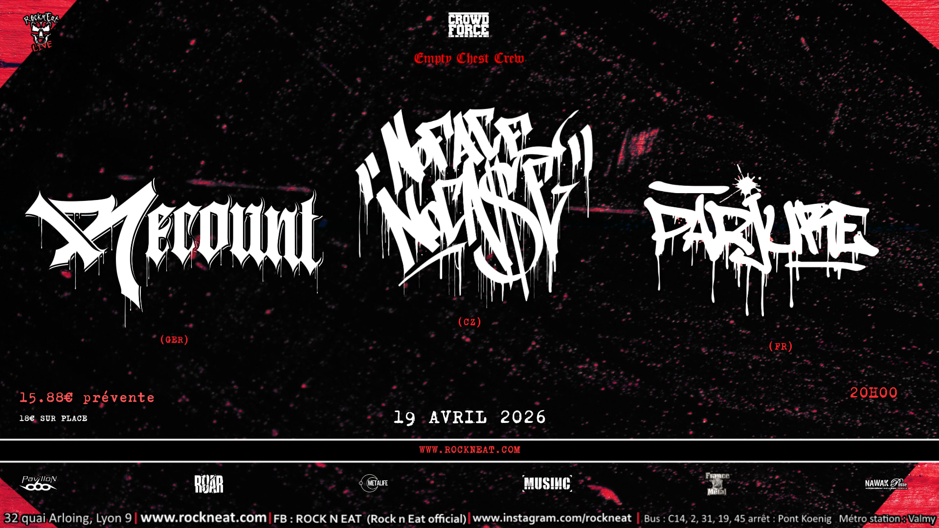 No Face No Case + Recount + Parjure Cover