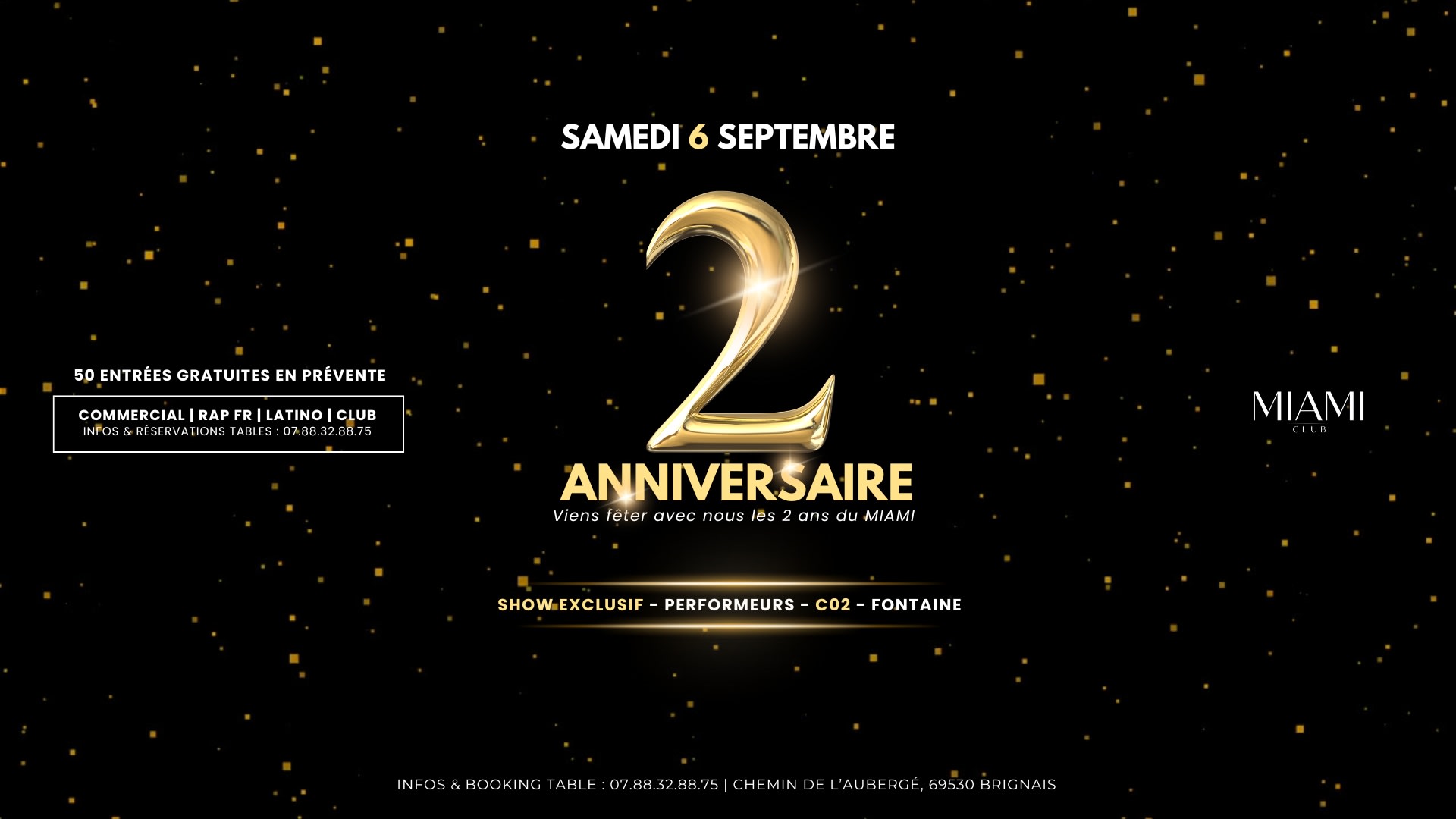 2 Ans Du Miami - Anniversaire - Show Exclusif/Surprises Cover
