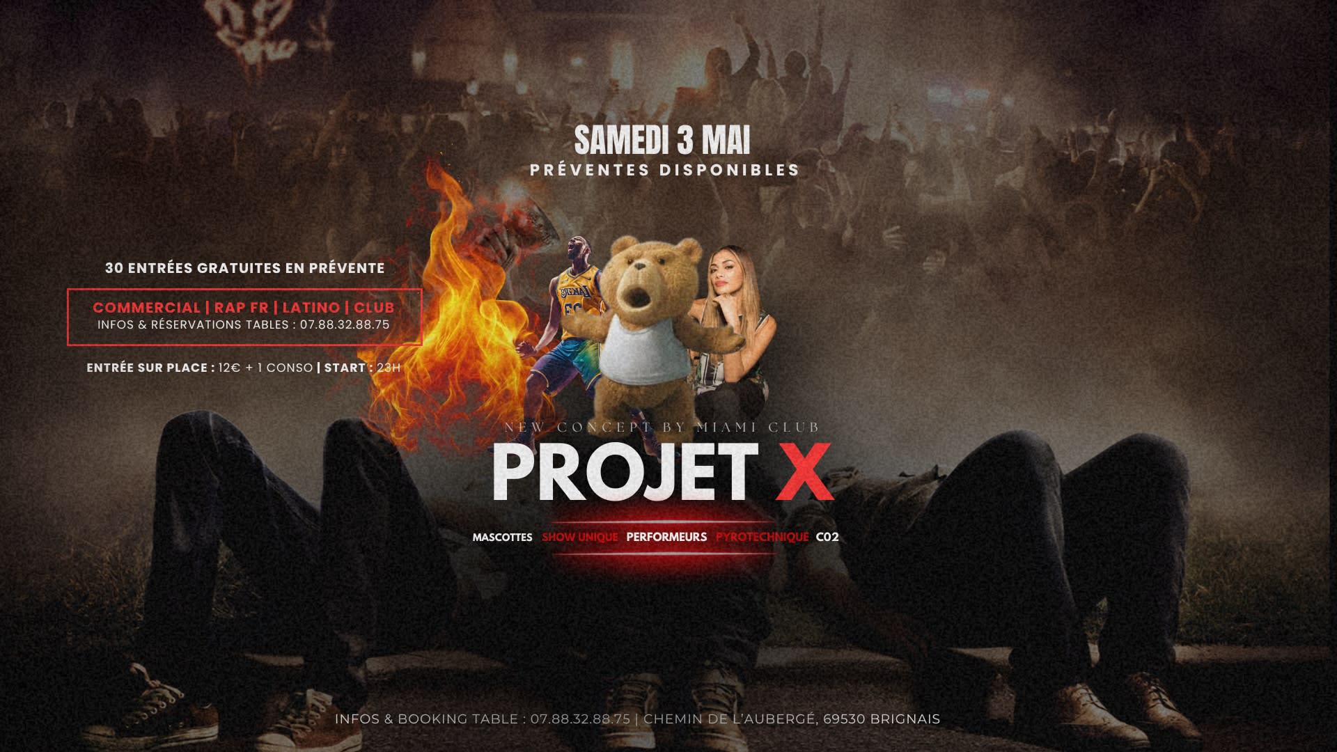Projet X | Performeurs - Pyrotechnique - Feu Cover