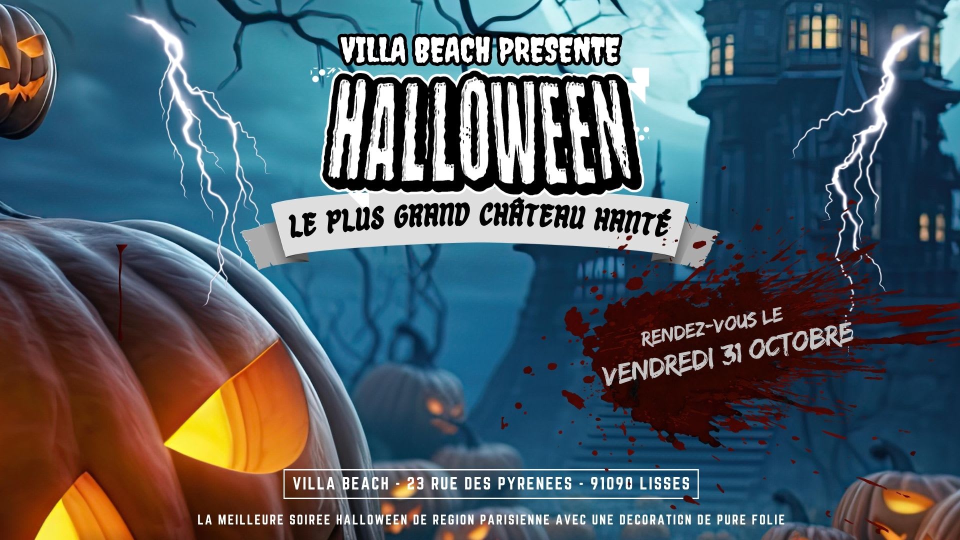 Halloween 2025 / Le Plus Gros Chateau Hanté Cover