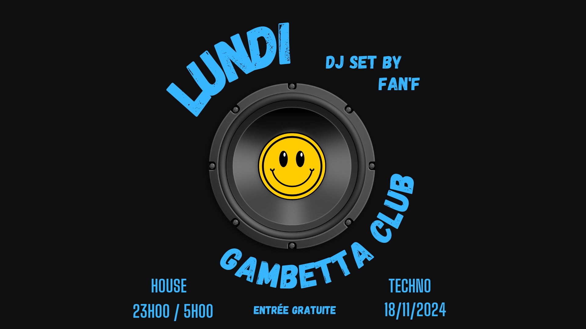 Lundi Gambetta Club By Fan'f Cover