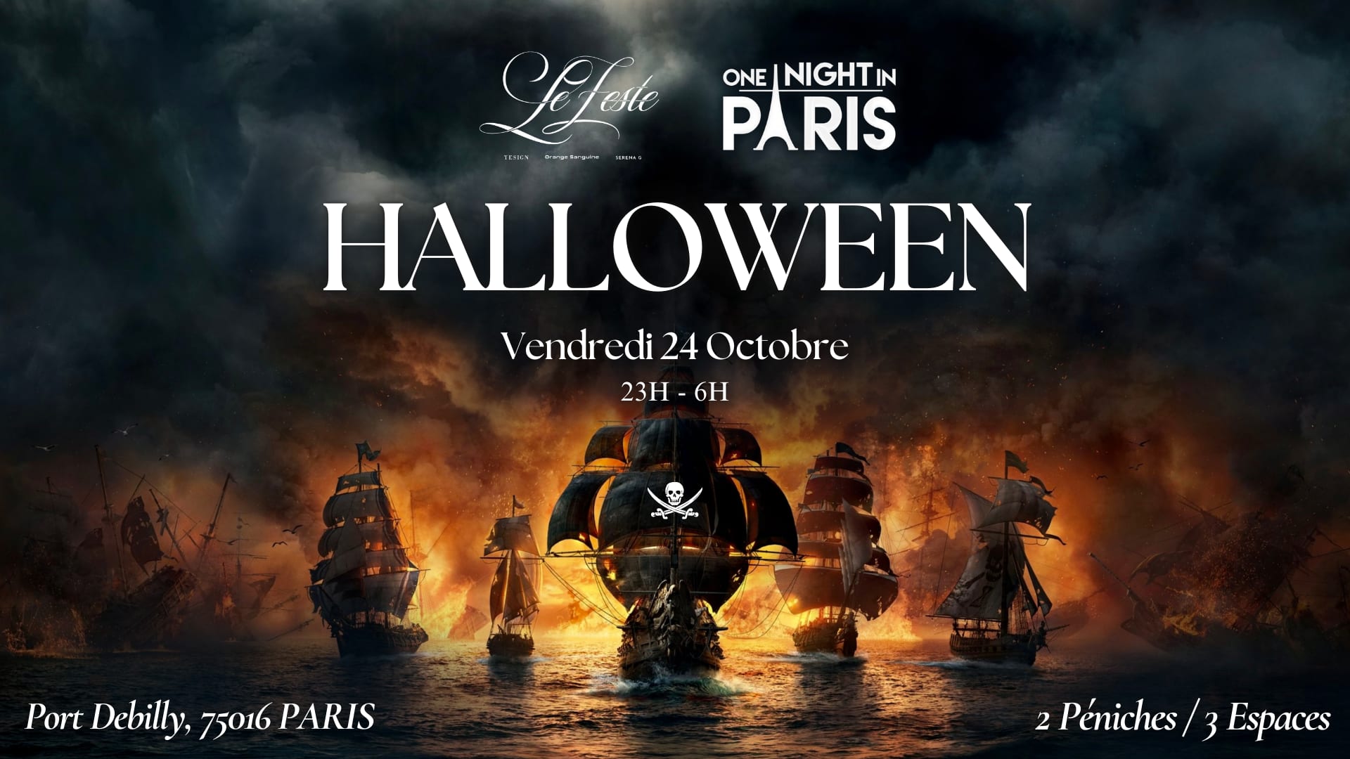 One Night In Paris X Le Zest - Halloween - Henjo & Evènement Cover
