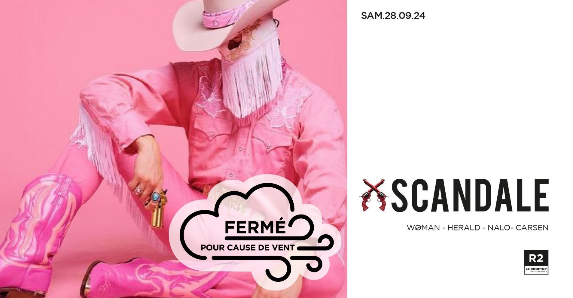 (Annulé) R2 I Le Rooftop X Xscandale 28.09 Cover